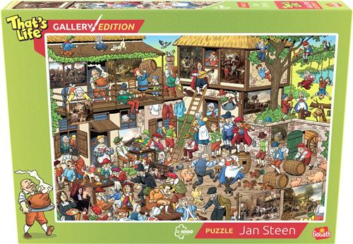 That's Life Gallery Edition Jan Steen - 1000 Puzzelstukjes - Legpuzzel (68x48cm)