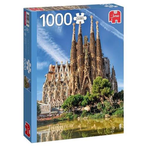 Jumbo Premium Collection Puzzel Sagrada Familia View, Barcelona - Legpuzzel - 1000 stukjes