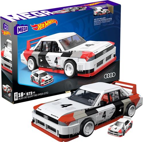 Mattel Hot Wheels MEGA Construction Set 1/15 Audi 90 Quattro IMSA GTO 29 cm Construction kits