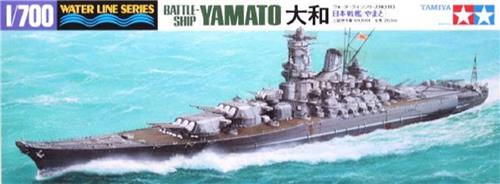 1:700 Tamiya Keizerlijke Japanse Marine slagschip Yamato - Water Line Series Plastic Modelbouwpakket