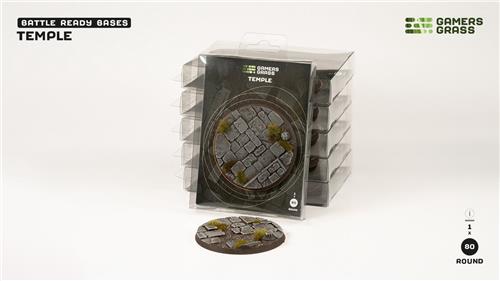 Temple Base Pre-Painted (1x 80mm Round)