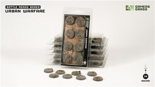 Urban Warfare Bases Pre-Painted (8x 28mm Round)
