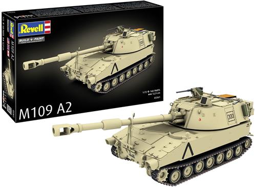 1:72 Revell 03361 M109 A2 - Zelfrijdende Houwitser - Militair Voertuig Plastic Modelbouwpakket