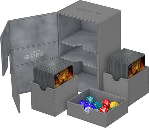 Ultimate Guard Twin Flip´n´Tray Deck Case 160+ Standard Size XenoSkin Grey