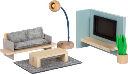 Small Foot - Houten Poppenhuis Meubeltjes Woonkamer