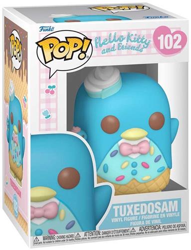 Hello Kitty Hello Kitty and Friends - Tuxedosam (Ice Cream) vinylfiguur 102 Funko Pop! meerkleurig