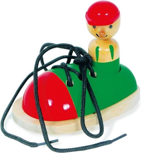 Small foot Houten rijgschoen