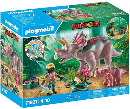 PLAYMOBIL® Triceratops met jong dier - P-71821