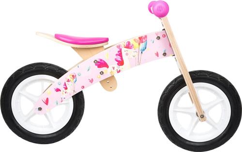 Small Foot Eenhoorn Loopfiets - Loopfiets - Vrouwen - Roze;Blank - 12