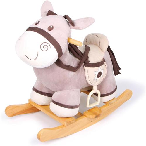 Small Foot Company - Houten Hobbelpaard - Sheriff - Wit/bruin