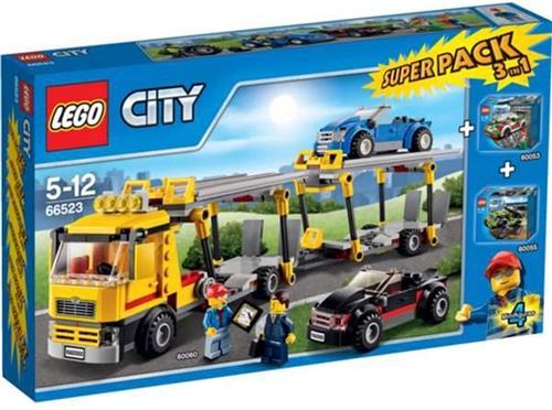 Lego City Super Pack 3 in 1 - 66523 - (60053, 60055, 60060)
