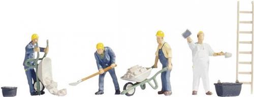 NOCH H0 figuren Aan het werk Geverfd, Staand