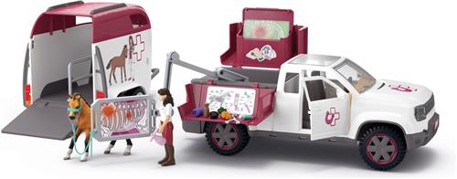 schleich HORSE CLUB - Mobiele dierenarts met aanhanger - 42704