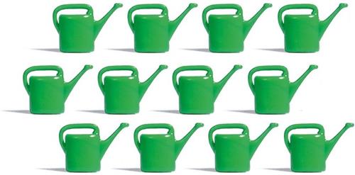 Busch - M-SET: 12 GIEßKANNEN H0 - modelbouwsets, hobbybouwspeelgoed voor kinderen, modelverf en accessoires