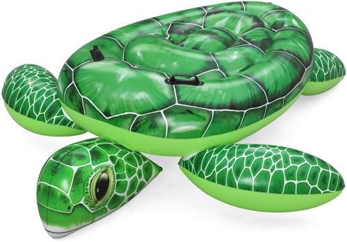 Bestway Opblaasbare Schildpad met Handvatten 150x145 cm +3 Jaar Strand en Zwembad 41524