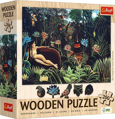Trefl Trefl 200 Wooden Puzzles - The Dream - Henri Rousseau_FSC Mix 70%.