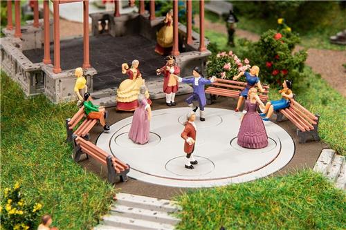 Faller - 1/87 ROCOCO DANSERS (4/24) * - modelbouwsets, hobbybouwspeelgoed voor kinderen, modelverf en accessoires