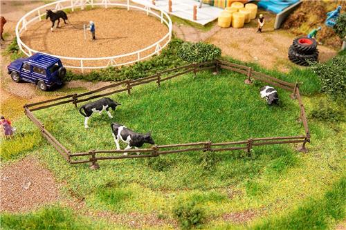 Faller - 1/87 WEIDE OMHEINING (2/24) * - modelbouwsets, hobbybouwspeelgoed voor kinderen, modelverf en accessoires