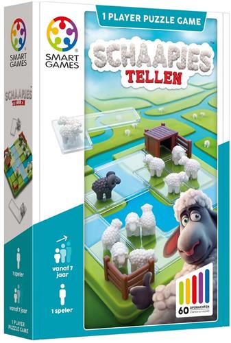 SmartGames - Schaapjes Tellen - NIEUW 2025 - denkpuzzel - 80 uitdagingen