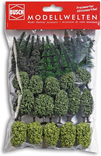 Busch - 1/160 MISCHWALD N/TT (7/24) * - modelbouwsets, hobbybouwspeelgoed voor kinderen, modelverf en accessoires