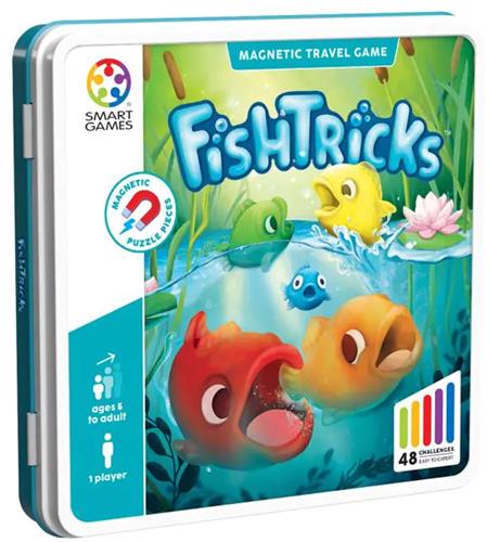 SmartGames - Fish Tricks - magnetisch denkspel - 48 opdrachten