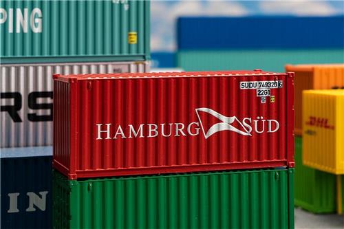 Faller - 1/87 20' CONTAINER HAMBURG SUD (6/23) * - modelbouwsets, hobbybouwspeelgoed voor kinderen, modelverf en accessoires