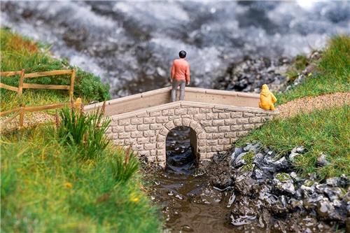 Faller - 1/87 KLEINE STENEN BRUG (4/23) * - modelbouwsets, hobbybouwspeelgoed voor kinderen, modelverf en accessoires