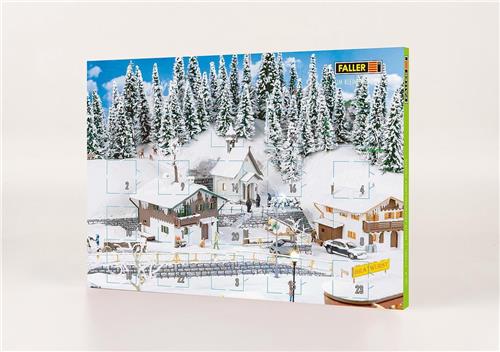 Faller - 1/160 FALLER ADVENTSKALENDER FIGUURTJES - modelbouwsets, hobbybouwspeelgoed voor kinderen, modelverf en accessoires