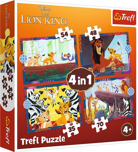 Trefl Trefl 4in1 - Brave Lion King / Disney Lion King.