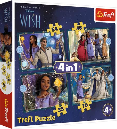 Trefl Trefl 4in1 - Dreams come true / Disney Wish.