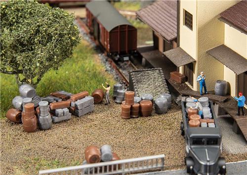 Faller - 1/160 VERSCHILLENDE LAADGOEDEREN (12/22) * - modelbouwsets, hobbybouwspeelgoed voor kinderen, modelverf en accessoires