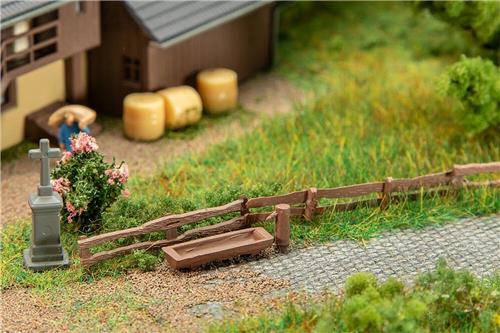 Faller - 1/160 FONTEINEN MET OMHEINING 2 ST. (2/24) * - modelbouwsets, hobbybouwspeelgoed voor kinderen, modelverf en accessoires