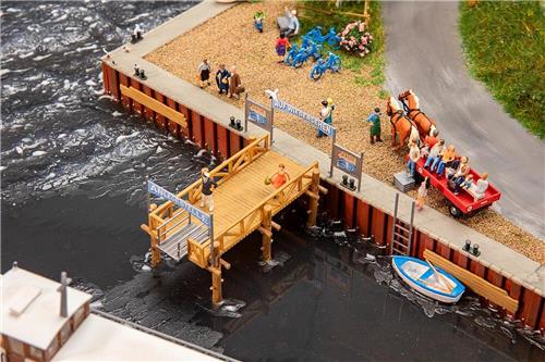 Faller - 1/87 SCHEEPSAANLEGSTEIGER - modelbouwsets, hobbybouwspeelgoed voor kinderen, modelverf en accessoires