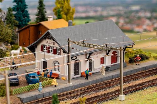 Faller - 1/160 STATION SUSCH (2/24) * - modelbouwsets, hobbybouwspeelgoed voor kinderen, modelverf en accessoires