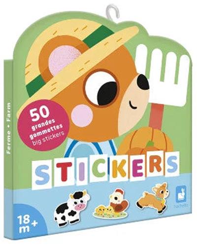 Janod - Stickers Boerderij - 50 Stickers Om De Boerderij Te Ontdekken - Geschikt Voor Kleine Handen - 50 Stickers Voor Langdurig Speelplezier - Geschikt Vanaf 18 Maanden