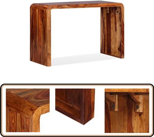vidaXL Dressoir/Bureau Sheeshamhout - 120x50x76 cm Dressoir - Bureau Vintage - Houten Meubels - Sheeshamhoute - Landelijke Stijl