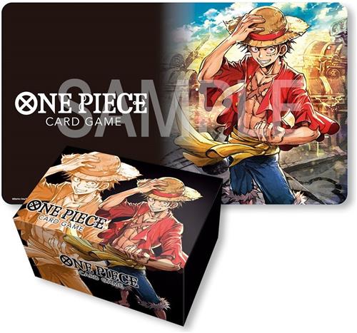 One Piece Playmat and Storage Box Monkey D Luffy