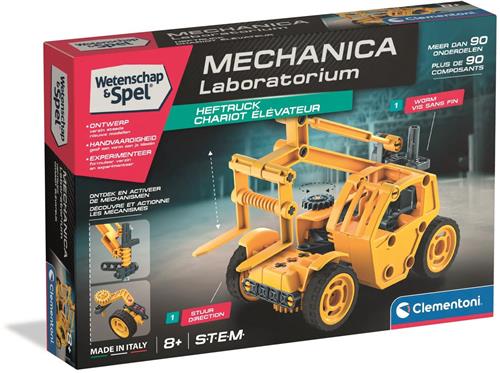 Clementoni Wetenschap & Spel Mechanica - Vorkheftruck - Constructie Speelgoed - Vanaf 8 jaar