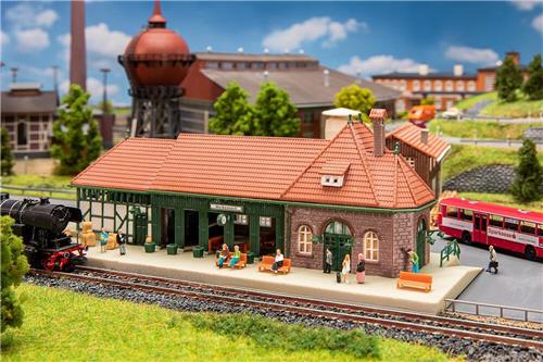 Faller - 1/160 HALTE WEIßENBACH (4/23) * - modelbouwsets, hobbybouwspeelgoed voor kinderen, modelverf en accessoires