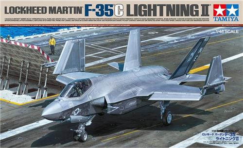 1:48 Tamiya 61127 Lockheed Martin F-35C Lightning II - Straaljager Plastic Modelbouwpakket