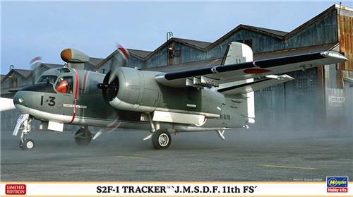 1:72 Hasegawa 02472 Grumman S-2 Tracker - S2F-1 Tracker - JMSDF 11th FS - met Nederlandse Decals! Plastic Modelbouwpakket