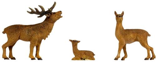 NOCH 17200 Schaal 1 Herten figuren Geverfd