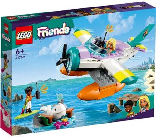 LEGO Friends Reddingsvliegtuig op zee Vliegtuig Speelgoed en Dieren Figuren Set - 41752