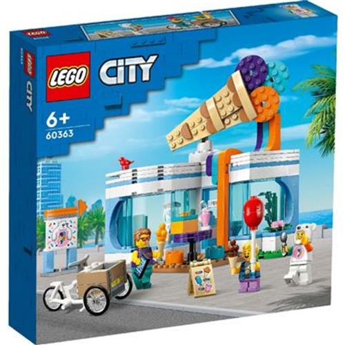 LEGO City IJswinkel Bouwset met Speelgoed Fiets - 60363