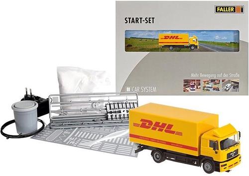 Faller - Car Systeem Start-Set Vrachtwagen DHL - modelbouwsets, hobbybouwspeelgoed voor kinderen, modelverf en accessoires