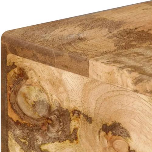 vidaXL schrijftafel massief mangohout met lades Schrijftafel - Industrieel Bureau - Mangohouten Bureau - Bureaus - Kantoormeubilair