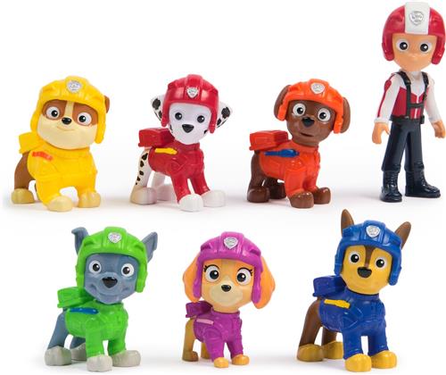 PAW Patrol - Luchtredding - Speelfiguren speelset met 7 verzamelfiguren