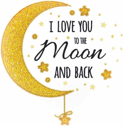 MiniArt Crafts Love You To The Moon And Back. 25 x 25 cm.
