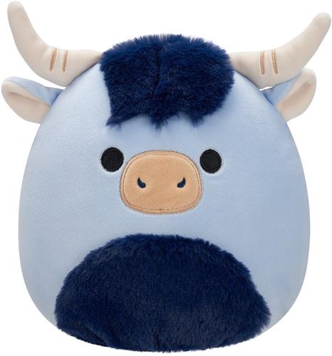 Squishmallows - Toro - Blue Highland Cow W/Navy Blue Fuzzy Belly - 19cm pluche