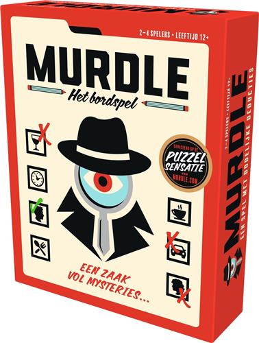 Goliath Murdle het Bordspel - Breinbreker - Bordspel - Crime Spel - Deductief redeneren - 2 tot 4 spelers